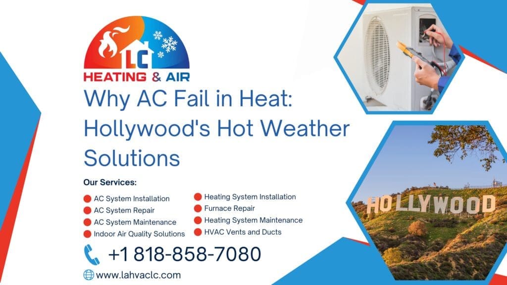 AC Fail hollywood ac malfunction hollywood ac repair hollywood AC Installation/ Refrigerant Recharge AC not blowing cold air? DIY AC Recharge at Home Pros and Cons ac recharge hollywood AC emergency repair in San Fernando Valley repair hvac hollywood repair air conditioner Hollywood repair ac hollywood ac install West hollywood ac replacement hollywood ac recharge hollywood hvac service hollywood hvac services hollywood hvac commercial Hollywood hvac Emergency HVAC repair service by LC Heating and Air Los Angeles, available 24/7. A professional technician from LC HVAC Los Angeles fixing a broken air conditioner in a residential home during an emergency call. The image shows the technician working diligently to restore the cooling system, ensuring the home remains comfortable. Keywords and search phrases: emergency HVAC repairs, 24/7 HVAC service, LC Heating and Air Los Angeles, LC HVAC Los Angeles, air conditioner repair, furnace repair, thermostat repair, refrigerant leak repair, ductwork repairs, Los Angeles, Pasadena, Hollywood, Santa Monica, professional HVAC technician, residential HVAC repair, commercial HVAC repair, rapid response HVAC service, urgent heating and cooling repairs, affordable HVAC repair, reliable HVAC service, HVAC system restoration, expert HVAC technicians, immediate HVAC solutions, emergency AC repair, emergency heating repair, HVAC repair Los Angeles, HVAC repair Pasadena, best HVAC emergency service, fast HVAC repair, HVAC repair near me, emergency HVAC technician, same-day HVAC repair, 24-hour HVAC repair. Studio City (91604, 91602) Sherman Oaks (91403, 91415) Valley Glen (91401) North Hollywood (91601, 91605) Burbank (91501, 91502, 91504) Glendale (91201-91205, 91208) Toluca Lake (91602) Universal City (91608) Woodland Hills (91364, 91367) Calabasas (91302) Thousand Oaks (91360, 91362) Simi Valley (93065) Westside Beverly Hills (90210-90213) Century City (90067) Cheviot Hills (90049) Culver City (90230, 90232) Mar Vista (90066) Playa Vista (90094) Marina Del Rey (90292) Venice Beach (90291) Santa Monica (90401-90404) Malibu (90265) Eastside Silver Lake (90026) Echo Park (90026) Los Feliz (90027) Atwater Village (90039) Central Los Angeles South Hollywood (90028, 90038) Miracle Mile (90006) Koreatown (90005, 90020) San Fernando Valley Neighborhoods Van Nuys (91401, 91405) Reseda (91335) Tarzana (91356) Encino (91436) emergency hvac repairs